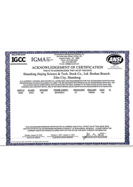 Certification